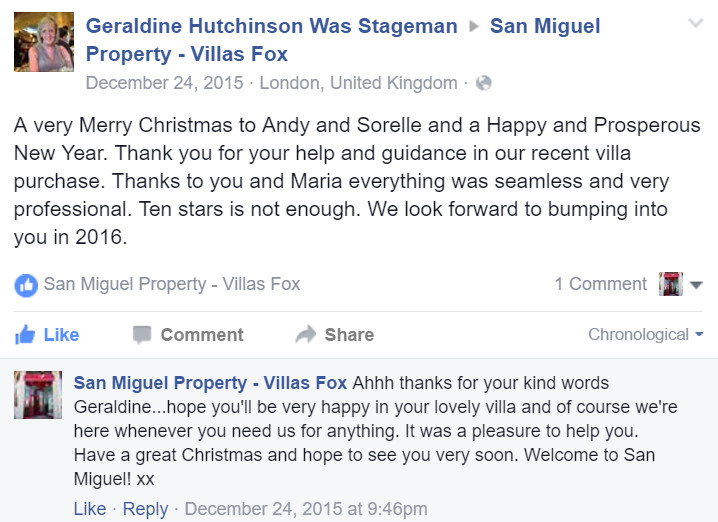 Thanks for your help Testimonial Geraldine Hutchinson