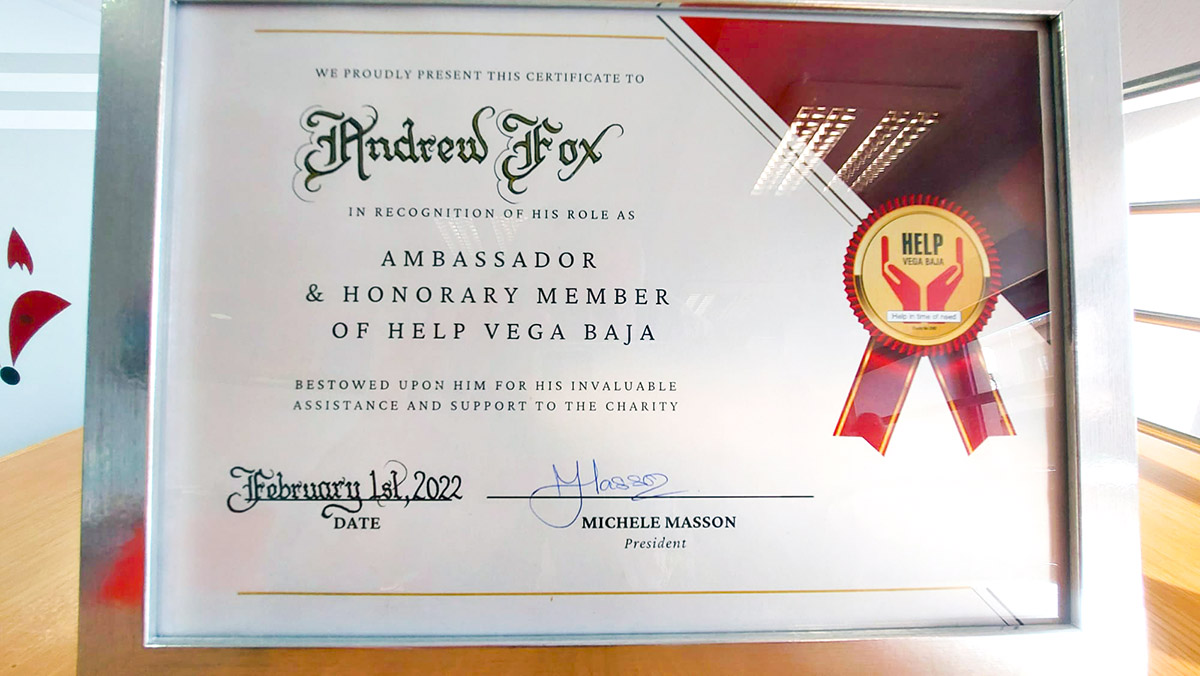 certificate ambassador 1200
