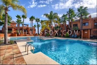 28758, Cerro del Sol luxury townhouse with tropical pool, garage