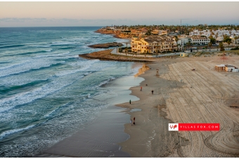 la zenia beach from hotel