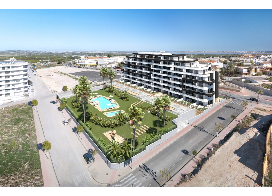 New-build 2 bedroms, 2 bathrooms luxury apartments in San Miguel de Salinas town centre