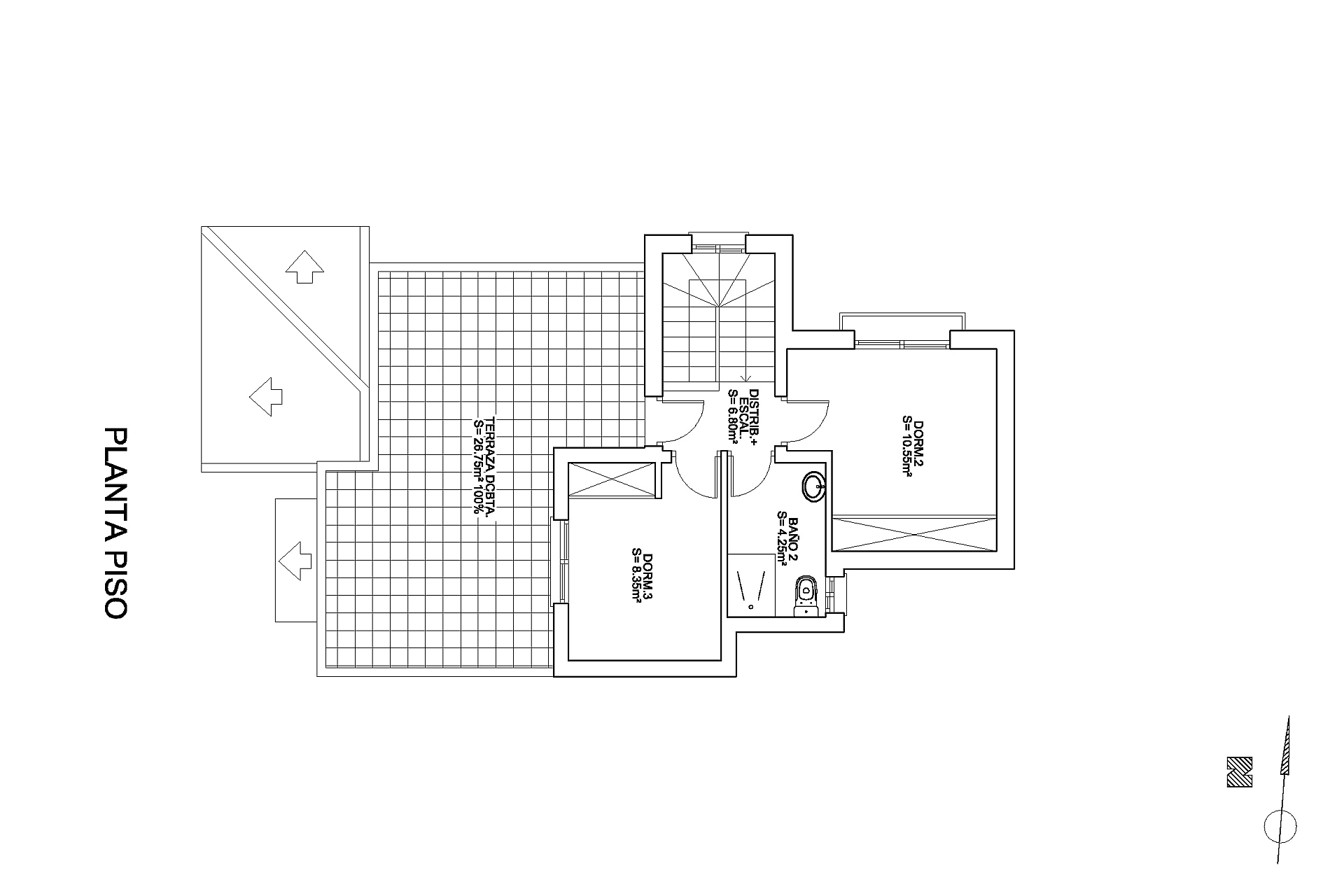 1544 plan upper floor