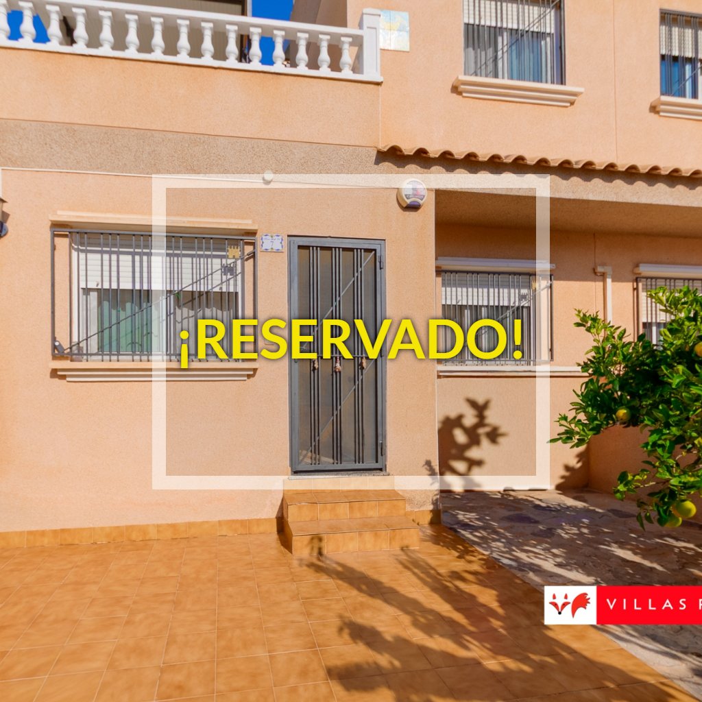 RESERVED! 3-bedroom quad villa, Villamartin, Orihuela Costa with community pool