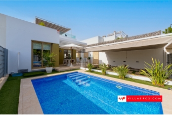 Vistabella Golf luxury modern 3-bedroom villa with pool, parking, solarium in excellent condition 1567, Vistabella Golf luxury modern 3-bedroom villa with pool, parking, solarium in excellent condition
