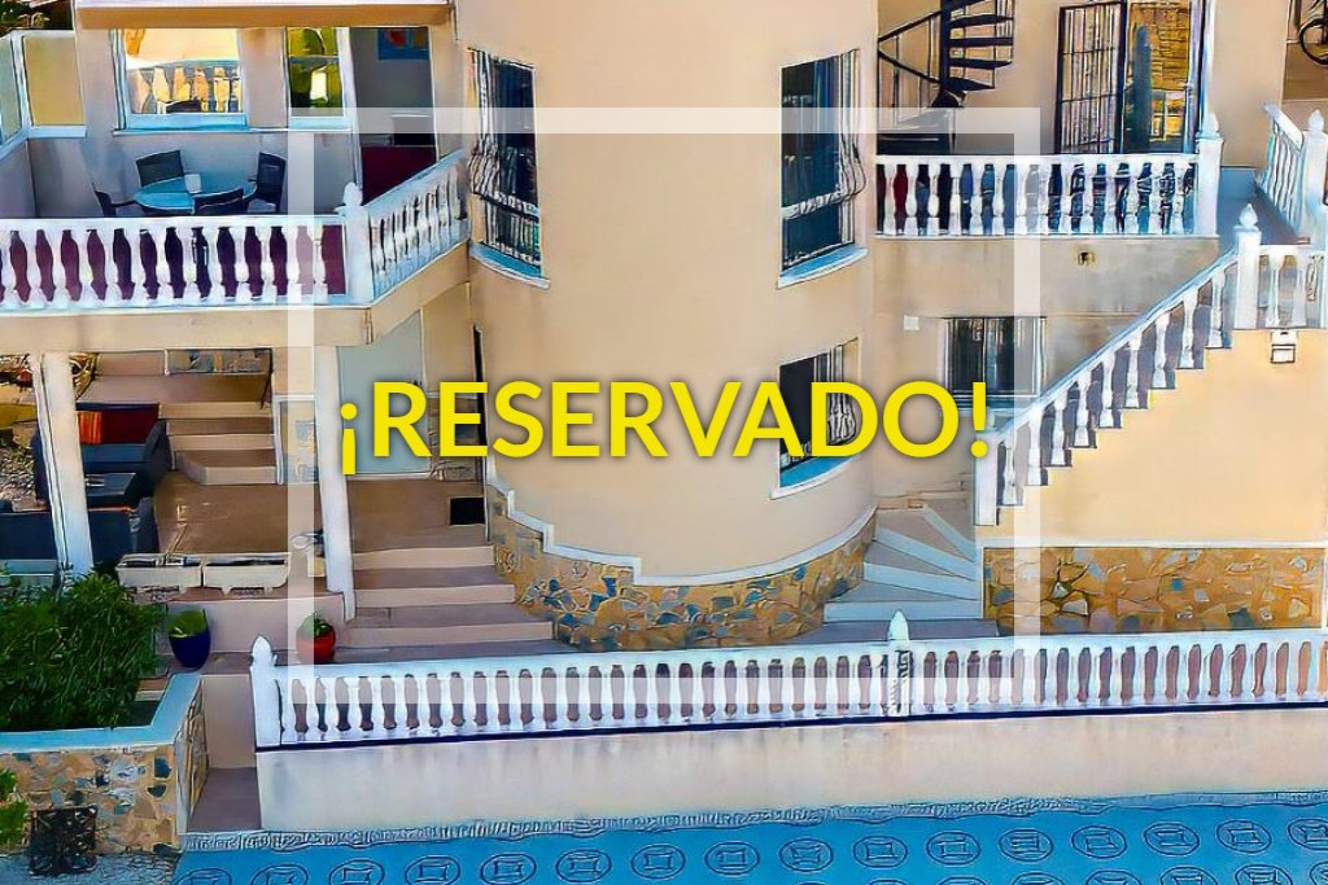 RESERVED!  Las Comunicaciones 3-bedroom villa including guest apartment, heated saltwater pool, great views etc