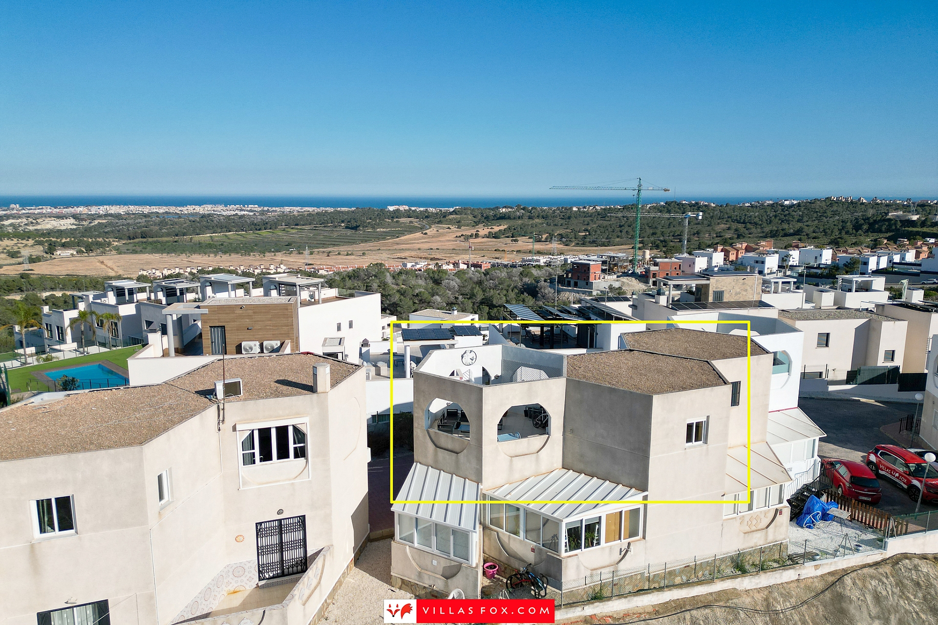 Los Pinos 1-bedroom upper apartment with large terrace, great views, San Miguel de Salinas