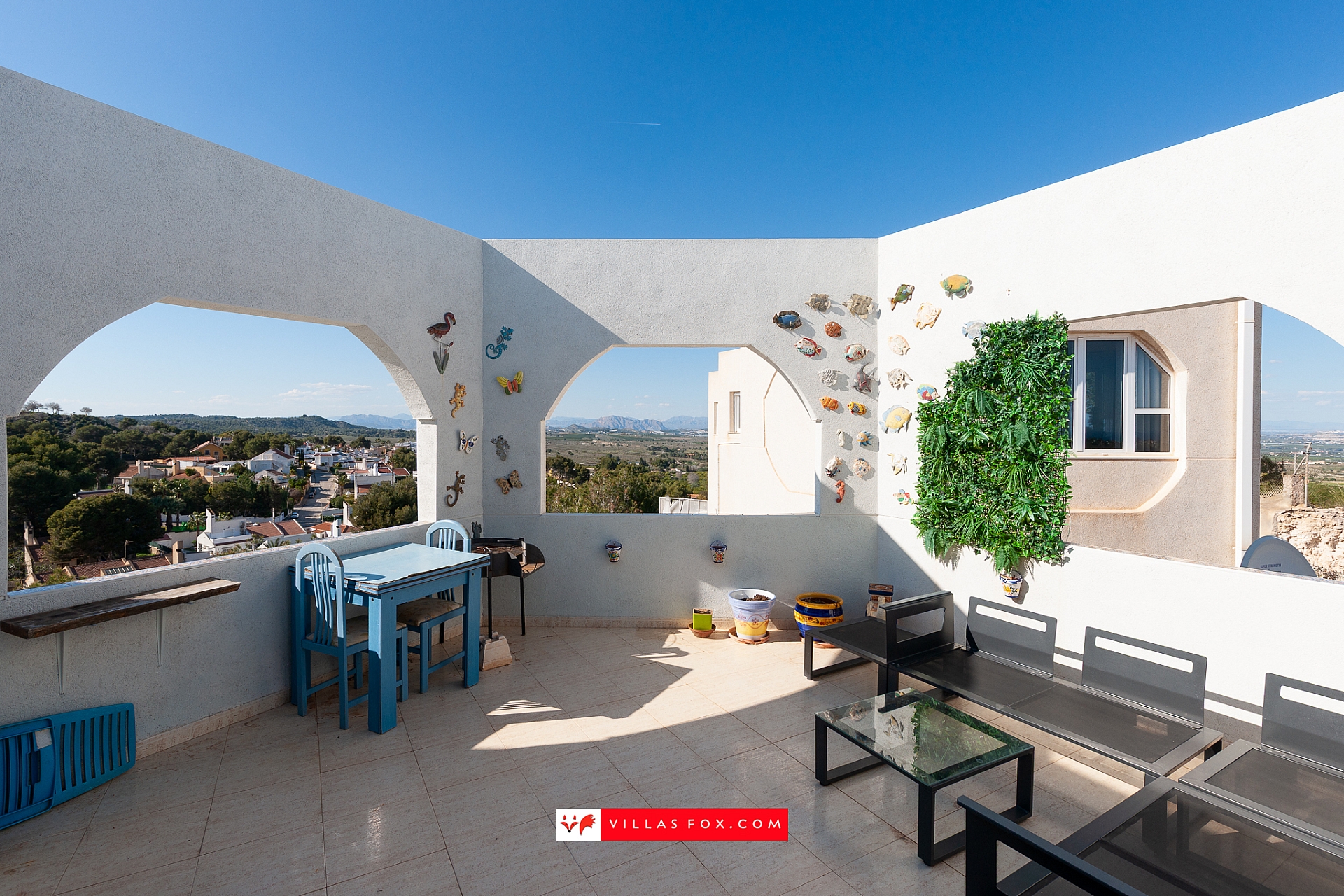 Los Pinos 1-bedroom upper apartment with large terrace, great views, San Miguel de Salinas