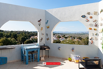 Los Pinos upper floor studio apartment with large terrace, San Miguel de Salinas-16