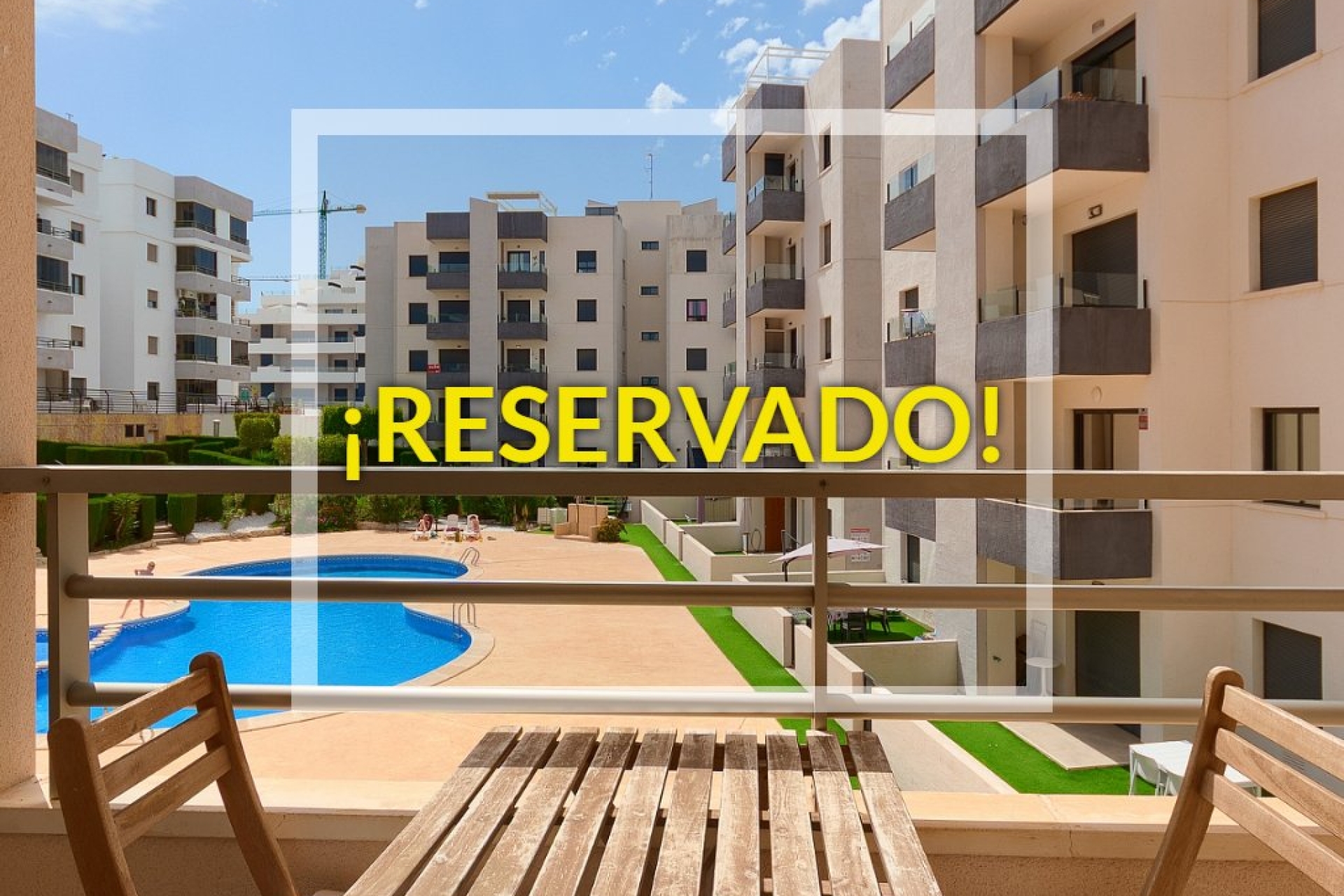 RESERVED!  South-facing, 1st-floor Res. Angelina apartment, San Miguel de Salinas